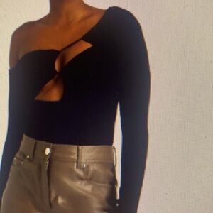 Ronny Kobo cutout crochet knit